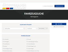 Tablet Screenshot of fahrzeugmarkt.hoppmann-autowelt.de