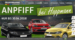 Desktop Screenshot of hoppmann-autowelt.de